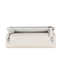 Fendi Tube Wallet on Chain In White Python Leather