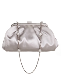 Dolce & Gabbana Satin Crystal Chain Evening Bag