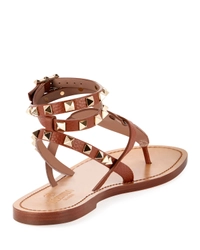 Valentino Garavani Rockstud Wrap Thong Sandals