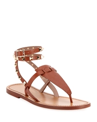 Valentino Garavani Rockstud Wrap Thong Sandals