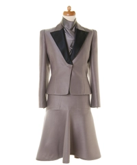 Gianfranco Ferre Grey 3 Piece Skirt Suit