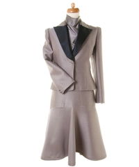 Gianfranco Ferre Grey 3 Piece Skirt Suit