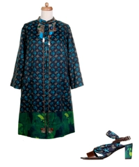SS 2008 Dries Van Noten Abstract Print Coat