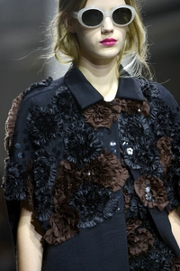 SS 2013 Dries Van Noten Runway Floral Applique Coat