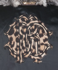 Roberto Cavalli Chinchilla Fur Grey Sleeveless Jacket