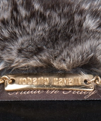Roberto Cavalli Chinchilla Fur Grey Sleeveless Jacket