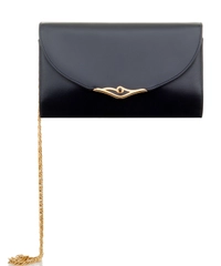 Cartier Navy Blue Leather Shoulder Bag
