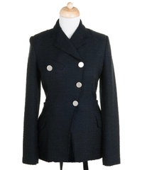Proenza Schouler Asymmetrical Cotton Tweed Blazer