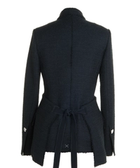 Proenza Schouler Asymmetrical Cotton Tweed Blazer