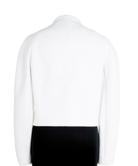 FW 2013 Proenza Schouler Runway White Boxy Bouclé Jacket