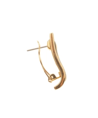 Frey Wille Hommage à Alphonse Mucha Fire Enamel Gold Plated Creole Earrings