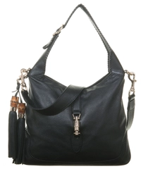 Gucci 'New Jackie' Black Leather Shoulder Bag