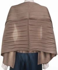 Issey Miyake Pleated Cape Blouse