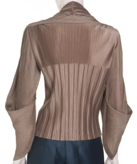 Issey Miyake Pleated Cape Blouse