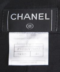 Chanel Black Pencil Skirt 07P
