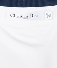 Christian Dior White Cotton Sleeveless Top