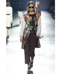 SS 2014 Dries Van Noten Runway Printed Jacquard Pants
