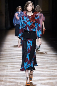 FW 2014 Dries Van Noten Runway Skirt Suit