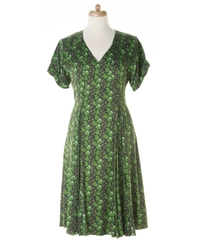 Prada Hearts Print Midi Dress