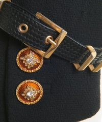 AW 1992 Versace Runway Jacket | Bondage Collection