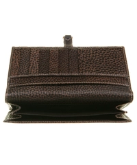 Gucci Beige-Ebony GG Fabric Piston Long Wallet