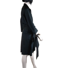 Runway SS 2009 Dries van Noten Black Knot Shirt Dress