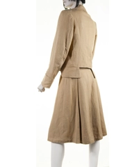 Dries van Noten Runway Fall 2005 Ready to Wear Hemp Skirt Suit