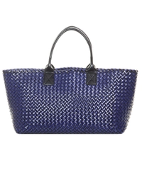 Bottega Veneta Purple Patent Leather Cabat - Medium - Special Edition