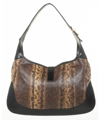 Gucci Karung Snakeskin - Leather Jackie Hobo Bag