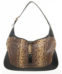 Gucci Karung Snakeskin - Leather Jackie Hobo Bag