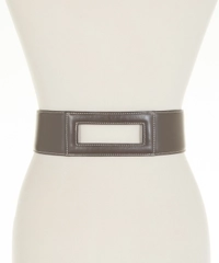 Azzedine Alaïa Brown Leather Cut Out Wide Belt