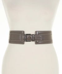 Azzedine Alaïa Brown Leather Cut Out Wide Belt
