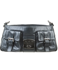 Prada Black Leather Shoulder Bag