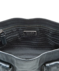 Prada Black Leather Shoulder Bag