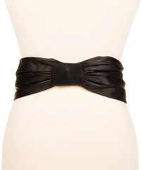 Valentino Black Leather Belt Crystal Embellischment
