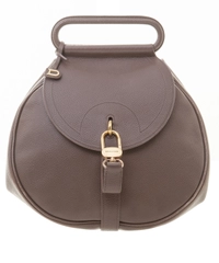 Delvaux Taupe 'Cerceau' Jumping Backpack