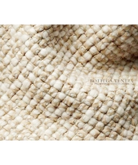 Bottega Veneta Alabastre Woven Intrecciato Wool Leather Cabat Tote - Special Edition