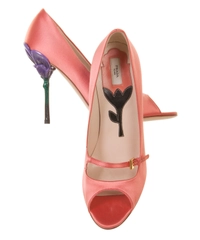 Prada Fairy Collection by Miuccia Prada Floral High Heels