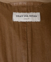 Dries van Noten Beige Cotton Jacket