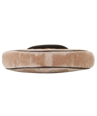 Roberta Di Camerino Beige and Black Velvet Bag