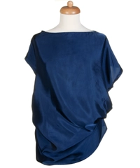 Dries Van Noten Capsleeve Blue Top