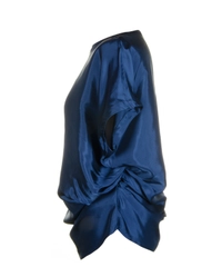 Dries Van Noten Capsleeve Blue Top