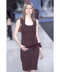 Fall - Winter 2002 Chanel Runway Multi-Strand Black Bow Belt
