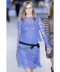 Fall - Winter 2002 Chanel Runway Multi-Strand Black Bow Belt