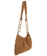 Prada Beige Leather Chain Shoulder Bag