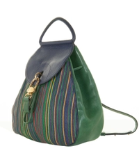 Delvaux Multicolor Toile de Cuire Lucifer Backpack