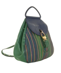 Delvaux Multicolor Toile de Cuire Lucifer Backpack