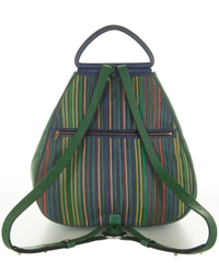 Delvaux Multicolor Toile de Cuire Lucifer Backpack