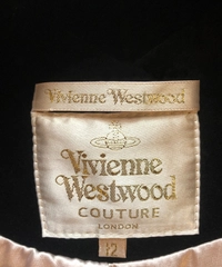 Vivienne Westwood Couture London Black Velvet Skirt Suit