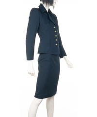 Vivienne Westwood London Blue Skirt Suit - Gold Label